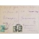 J) 1938 RUSSIA, PAIR, MULTIPLE STAMPS, AIRMAIL, CIRCULATED COVER, FROM RUSSIA TO USA
