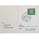 J) 1964 GERMANY, EUROPA CEPT, POSTCARD, AIRMAIL, CIRCULATED COVER, FROM GERMANY