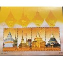 SL) 2018 THAILAND, TEMPLE, ARCHITECTURE, VESAK DAY, BUDDHIST RELIGION, SOUVENIRS SHEET