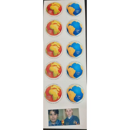 A) 2008, IRELAND, INTERNATIONAL YEAR OF PLANET EARTH, SELF-ADHESIVE, WITH STUDENT STAMPS, MNH