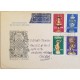 J) 1979 GERMANY, VASES, MULTIPLE STAMPS, AIRMAIL, CIRCULATED COVER, FROM GERMANY TO CARIBE
