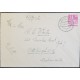 J) 1952 GERMANY, CASTLE, AIRMAIL, CIRCULATED COVEER, FROM GERMANY TO USA