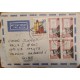 J) 1973 GERMANY, ARNOLD ZWEIG, MULTIPLE STAMPS, AIRMAIL, CIRCULATED COVER, FROM GERMANY TO CUBA