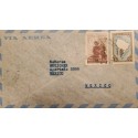 A) 1952 ARGENTINA, MAP OF ARGENTINA WITHOUT BORDERS, SENT TO MEXICO, AIR MAIL, INDUSTRY DAY, XF