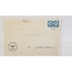 J) 1964 GERMANY, NAZI, PAIR, AIRMAIL, CIRCULATED COVER, FROM GERMANY