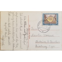 J) 1918 GERMANY, FLOAT, POSTCARD, CIRCULATED COVER, GROM GERMANY