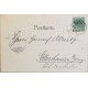 J) 1900 GERMANY, POSTCARD, CIRCULATED COVER, FROM GERMANY