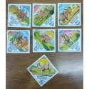 SL) MONGOLIA, SERIES OF STAMPS THEME CAMELS, ANIMAL TRANSPORTATION, TOURISM, USED.