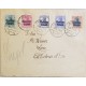 J) 1952 GERMANY, GERMANIA, MULTIPLE STAMPS, AIRMAIL, CIRCULATED COVER, FROM GERMANY