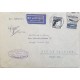 J) 1936 GERMANY, DOVE, NAZI, MULTIPLE STAMPS, AIRMAIL, CIRCULATED COVER, FROM GERMANY TO RIO DE JANEIRO