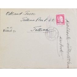 J) 1943 GERMANY, HITLER, AIRMAIL, CIRCULATED COVER, FROM GERMANY