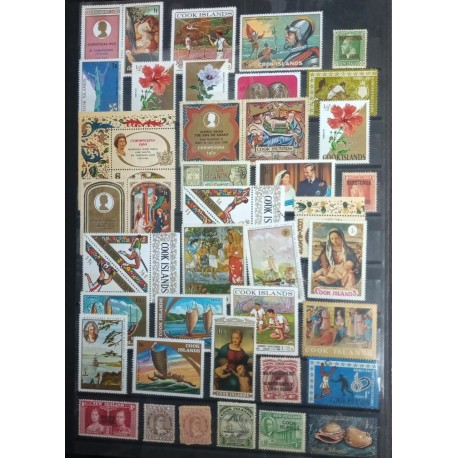 SL) COOK ISLANDS, LOT OF STAMPS WITH VARIETY OF THEMES, MNH