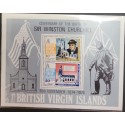 SJ) 1974 VIRGIN ISLANDS, CENTENARY OF THE BIRTH OF MR. WINSTON CHURCHILL, SOUVENIR SHEET