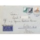 J) 1936 GERMANY, NAZI, EAGLE, MULTIPLE STAMPS, AIRMAIL, CIRCULATED COVER, FROM GERMANY TO CALLAO