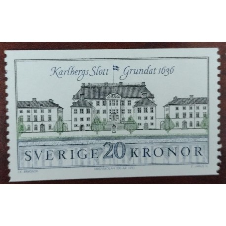J) 1992 SWEDEN, KARLBERG PALACE, MNH