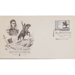 J) 1961 ARGENTINA, INAUGURATION MONUMENT TO GENERAL JOSE DE SAN MARTÍN IN THE MIDDLE, HORSE, FDC