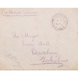 J) 1916 UNITED STATES, ONE ACTIVE SERVICE, AIRMAIL, CIRCULATED COVER, FROM USA