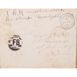 J) 1900 UNITED STATES, MULTIPE CANCELLATION, CIRCULATED COVER, FROM LONDON