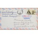 J) 1981 UNITED STATES, WINDMILL, WITH SLOGAN CANCELLATION, AIRMAIL, CIRCULATED COVER, FROM MIAMI TO CARIBE