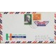 J) 1964 PORTUGAL, SHIELD, HOUSE MULTIPLE STAMPS, AIRMAIL, CIRCULATED COVER, FROM PORTUGAL TO CALIFORNIA