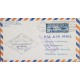 J) 1931 UNITED STATES, MAP, BLACK CANCELLATION, FIRST INAUGURAL FLIGHT, AIRMAIL, CIRCULATED COVER