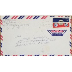 J) 1976 UNITED STATES, AIRPLANE, AIRMAIL, CIRCULATED COVER, FROM USA TO CARIBE