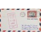 J) 1930 UNITED STATES, WITH SLOGAN CANCELLATION, AIRMAIL, CIRCULATED COVER FROM PITTISHBURGH TO MASACCHUSSETTS