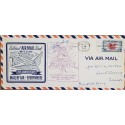 J) 1938 UNITED STATES, EAGLE, WITH SLOGAN CANCELLATION, FIRST INAUGURAL FLIGHT, 200TH ANNIVERSARY, AIRMAIL, CIRCULATED