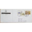 J) 1975 HONDURAS, AIRPLANE, LANDSCAPE, MULTIPLE STAMPS, AIRMAIL, CIRCULATED COVER, FROM HONDURAS TO USA