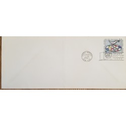 J) 1963 UNITED NATIONS, WITH SLOGAN CANCELLATION, DOVE, XF