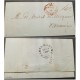 A) 1851, COLOMBIA, ENTIRE LETTER FROM SANTA MARTA TO PANAMA, ADDRESSED TO SNR, ANIBAL MOSQUERA