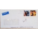 J) 2013 ENGLAND, STARS WARS, MULTIPLE STAMPS, AIRMAIL, CIRCULATED COVER, FROM ENGLAND