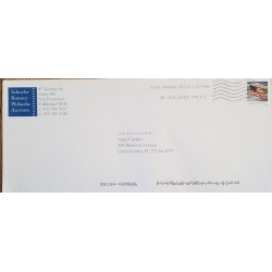 J) 2019 UNITED STATES, FLAG, AIRMAIL, CIRCULATED COVER, FROM CALIFORNIA TO MIAMI