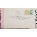 J) 1941 IRELAND, OPEN BY EXAMINER, WITH SLOGAN CANCELLATION, AIRMAIL, CIRCULATED COVER, FROM IRELAND TO NEW YORK