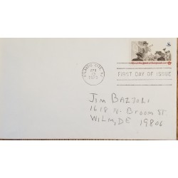 J) 1973 UNITED STATES, ROSE OF THE SPIRIT OF THE INDEPENDENCE, AIRMAIL, CIRCULATED COVER, FROM USA