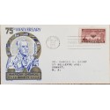 J) 1961 UNITED STATES, 75TH ANNIVERSARY AMERICAN CHEMICAL SOCIETY, AIRMAIL, CIRCULATED COVER, FROM USA TO NEW YORK