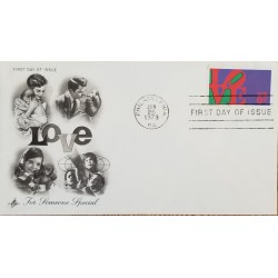 J) 1973 UNITED STATES, LOVE, FOR FOMEONE SPECIAL, FDC