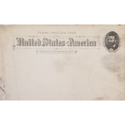 J) 1929 UNITEDS STATES, POST CARD, XF