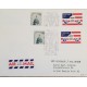 J) 1983 UNITED STATES, FLAG, RIGHT OF PEOPLE PEACEABLY TO ASSEMBLE, AIRMAIL, CIRCULATED COVER, FROM USA TO BERLIN