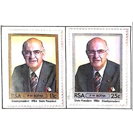 A) 1984 SOUTH AFRICA, INAUGURATION OF THE PRESIDENTIAL MANDATE OF PIETER BOTHA, MNH