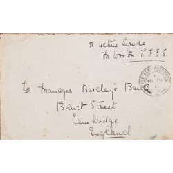 J) 1940 ENGLAND, SECOND WORLD WAR, ARMY BASES, CIRCULATED COVER, FROM ENGLAND