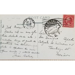 J) 1958 UNITED STATES, AIRPLANE, POSTCARD, AIRMAIL, CIRCULATED COVER, FROM USA TO LOS ANGELES