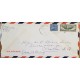 J) 1941 UNITED STATES, TRANS ATLANTIC, JAMES, MULTIPLE STAMPS, AIRMAIL, CIRCULATED COVER, FROM NEW YORK TO COLOMBIA
