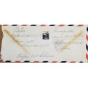 J) 1941 UNITED STATES, TB SEALS, MERRY CHRISTMAS, MULTIPLE STAMPS, AIRMAIL, CIRCULATED COVER, FROM USA