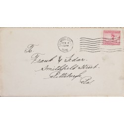 J) 1932 UNITED STATES, III OLYMPIC WINTER GAMES, AIRMAIL, CIRCULATED COVER, FROM USA