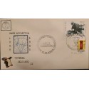 P) 1990 ARGENTINA, COVER, HIGH FACE VALUE, MAP ANTARCTICA BASE BELGRANO, ARMY DAY-SIMPLE LETTER STAMP, XF