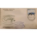 P) 1969 ARGENTINA, COVER, MAP TRANS-ANTARCTIC TRANSPOLAR FLIGHT, ANTARCTICA MELCHIOR DEST C NAVAL, SCIENTIFIC STATION STAMP, XF