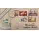 P) 1960 ARGENTINA, COVER, FIRST FLIGHT FROM SOUTH AMERICA TO GREAT BRITAIN, PHILATELIC DAY-AIRCLUB-NATIONAL WEALTH