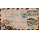 P) 1941 UNITED STATES, SHIPPER FROM NEW YORK TO BUENOS AIRES, AIRMAIL-TRANS ATLANTIC-RIVADAVIA STAMPS, XF