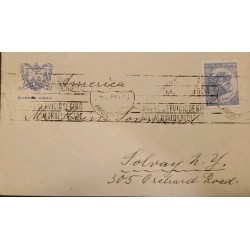 P) 1942 CIRCA ARGENTINA, SHIPPER FROM BUENOS AIRES TO SOLVAY USA, LIVESTOCK STAMP, AIRMAIL, XF